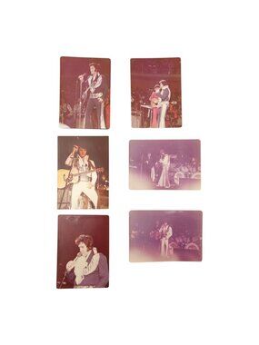 Elvis Presley 3.5 x 4.75 1970s Phoenix Googly Eyes Concert Photos Original Lot O